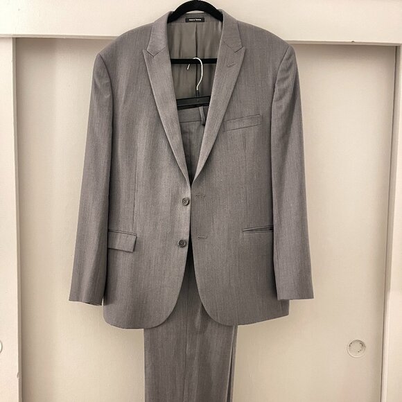 Egara Gray Slim Fit Suit - Picture 1 of 5